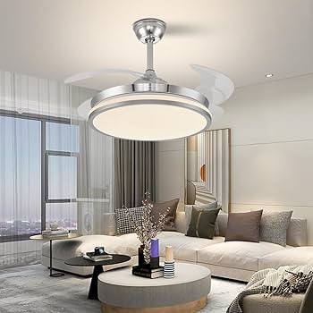 PHILIPS Luminar Round Ceiling Fan Light, 75W, Clear, Crystal